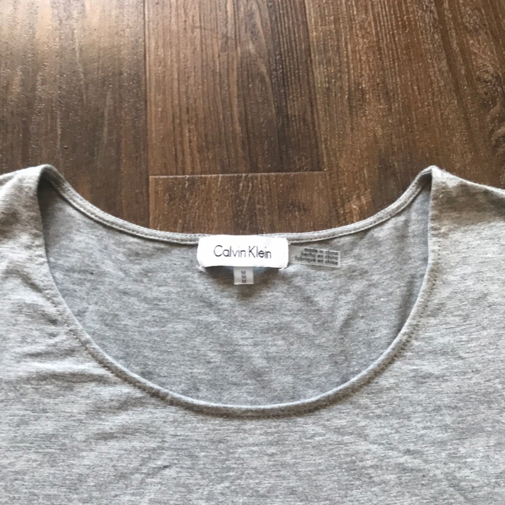 {Calvin Klein} Swoopneck Stretch Top - Picture 3 of 4